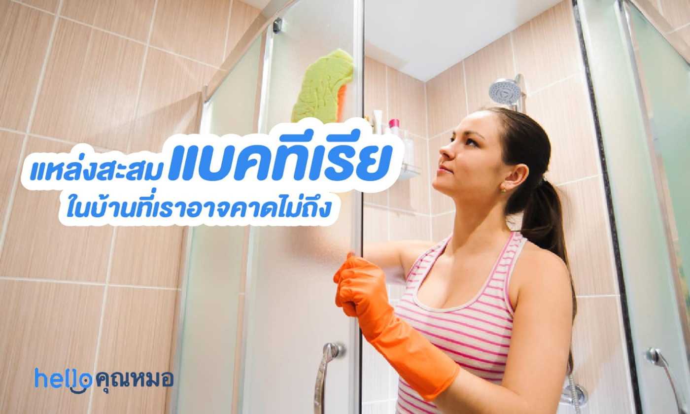 แหล่งสะสม แบคทีเรีย ในบ้านที่เราอาจคาดไม่ถึง