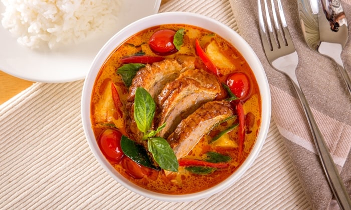 สูตรแกงเผ็ดเป็ดย่าง