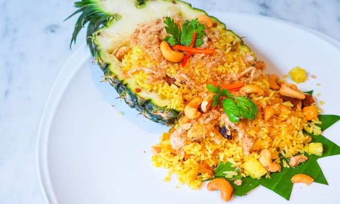 สูตรข้าวอบสับปะรด