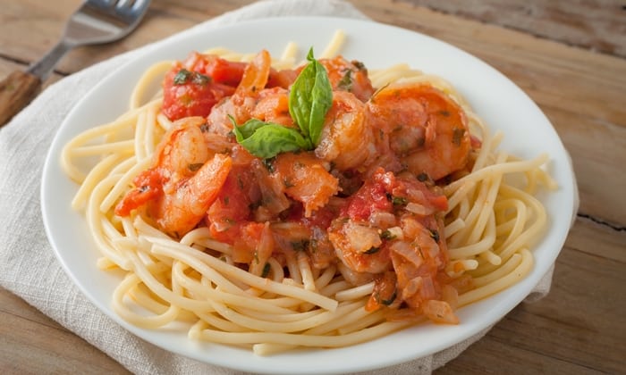 สูตรสปาเกตตี้กุ้ง