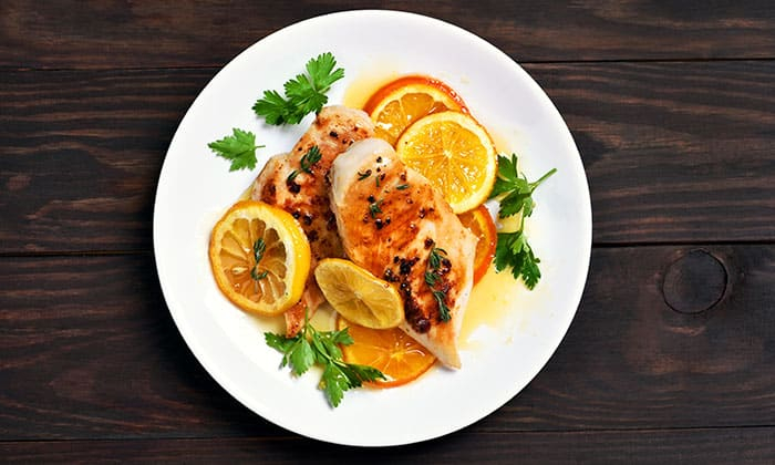 สูตรอกไก่ย่างซอสส้ม