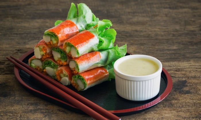 สูตรสลัดโรลอกไก่ย่าง