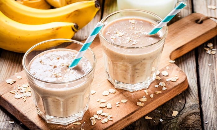 สูตรสมูทตี้เนยถั่วกล้วยหอม