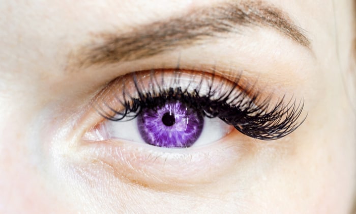 ตาสีม่วงตามธรรมชาติมีอยู่จริงหรือ