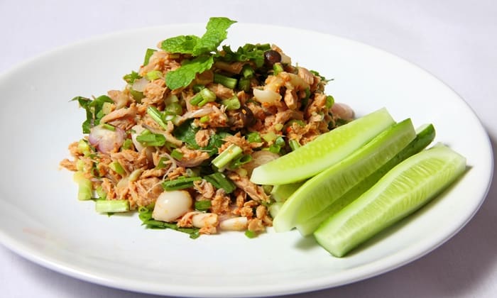 สูตรลาบปลาทูน่า