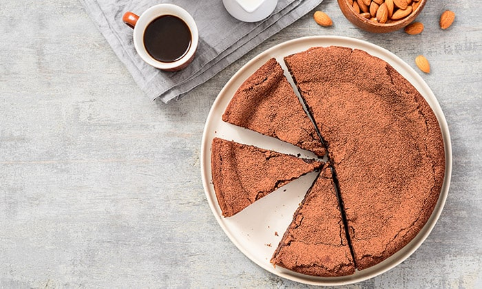 สูตรเค้กดาร์กช็อกโกแลตกลูเตนฟรี